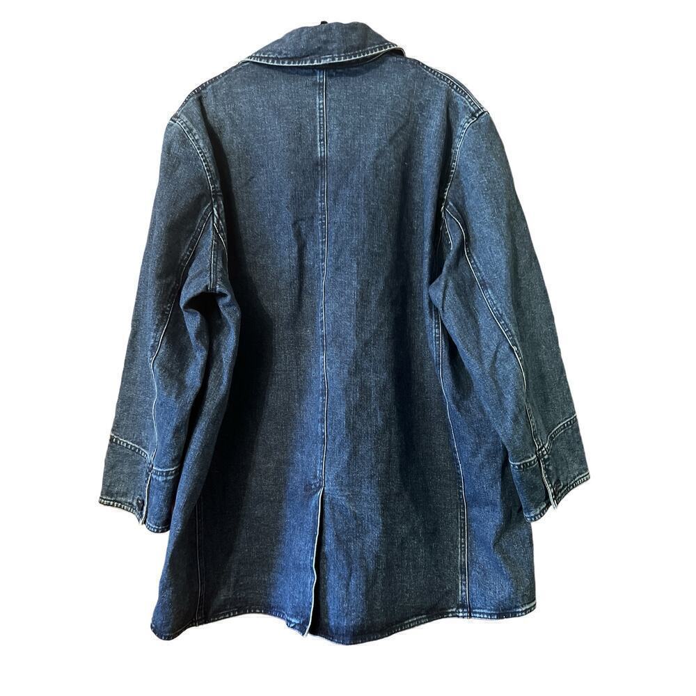 Ralph LAUREN Women's Denim Peacoat Jacket - Blue - Picture 4 of 9